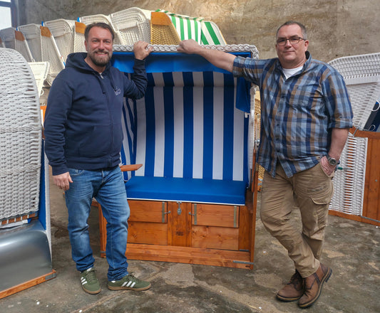Harder Strandkorbfabrik weitergeführt von Bris - Tradition bewahrt!