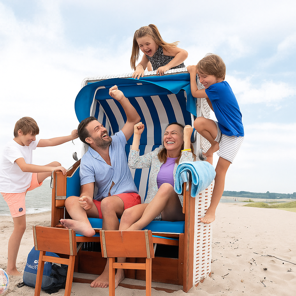 Strandkorb Modell "Harder Classic" - Der originale Harder Strandkorb