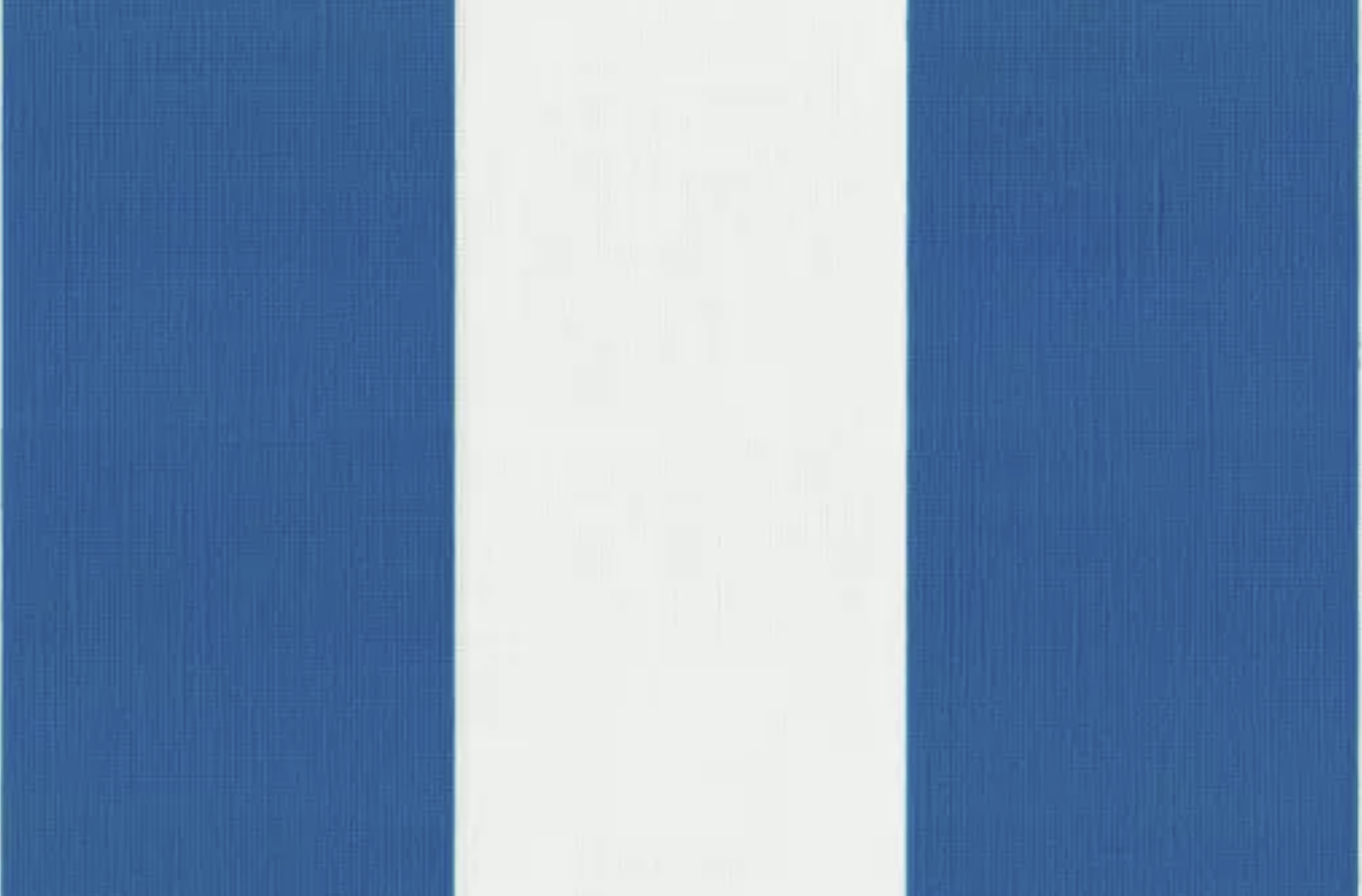 PVC Ersatzstoff Blau Weiß 1m x 2,18m Strandtauglich für raue Wetterbedingungen