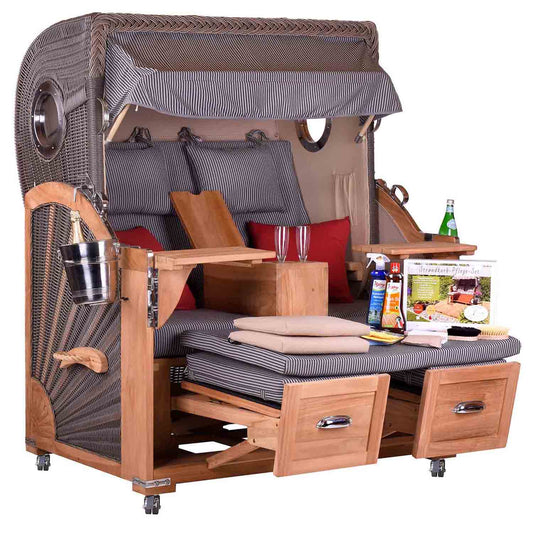 Strandkorb Komplettangebot mit vielen Zubehör