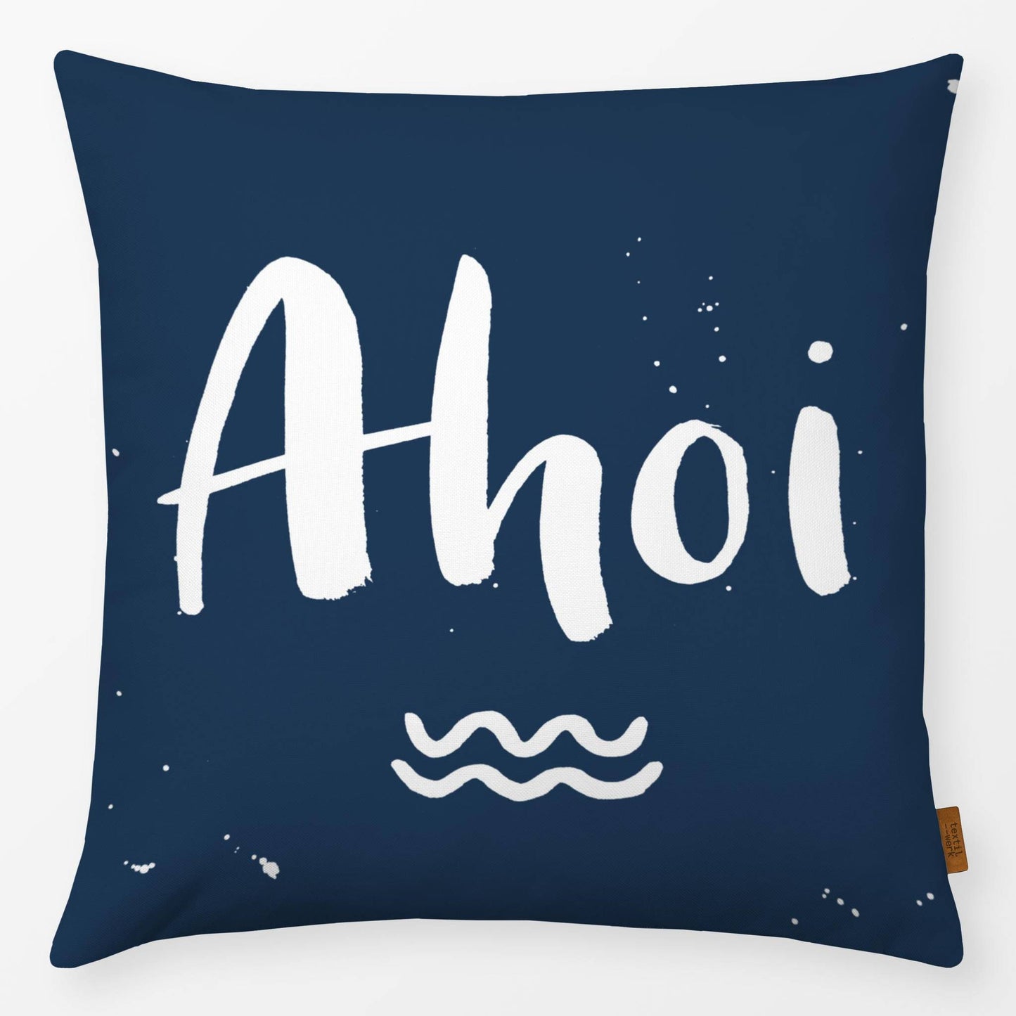 Strandkorb Wurfkissenbezug Maritim Ahoi