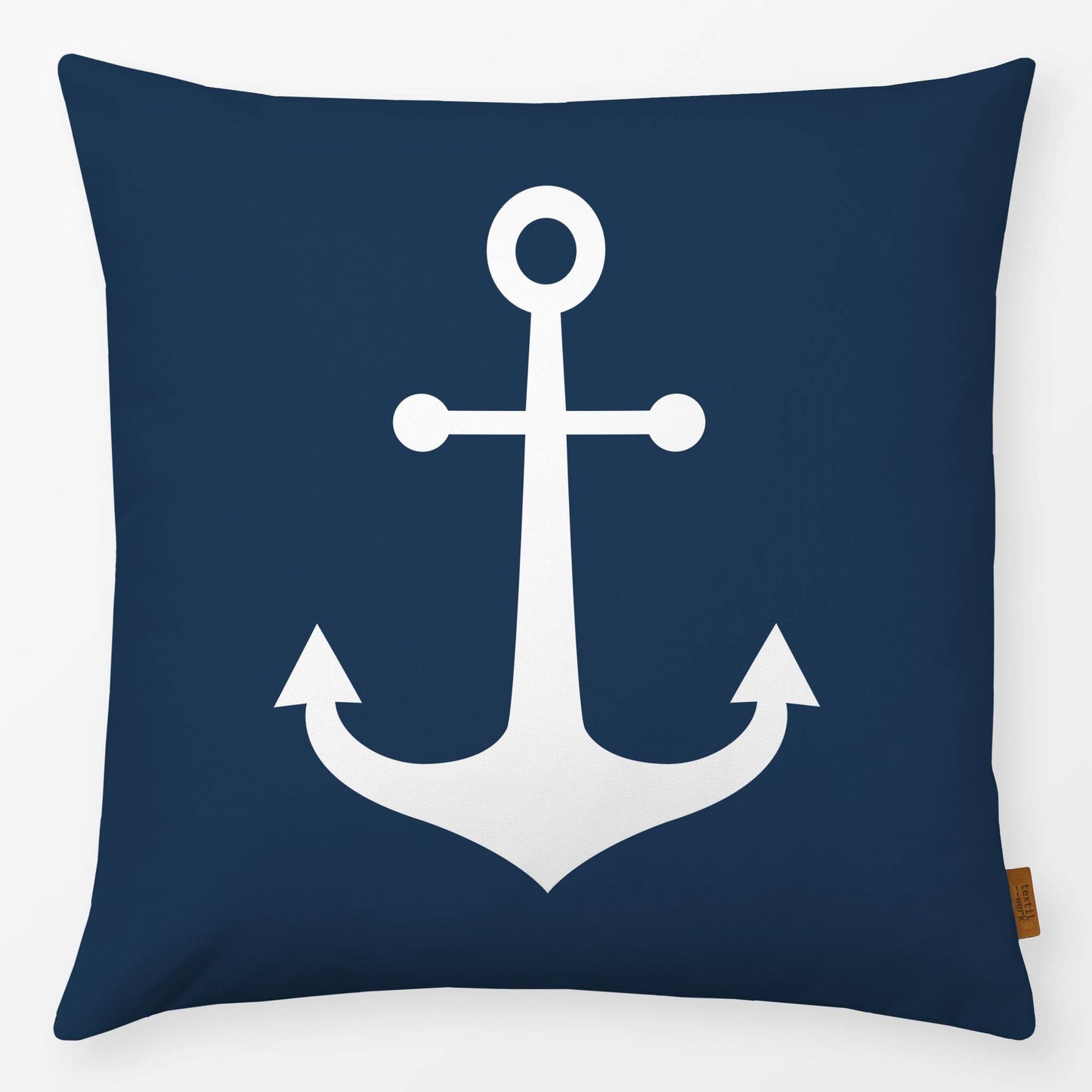 Strandkorb Wurfkissenbezug Maritim Anker