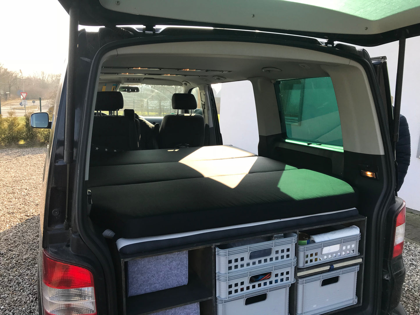 VW T5, T6 matelas pliant matelas matelas Multiflexboard lit 185 x 148 x 8 cm