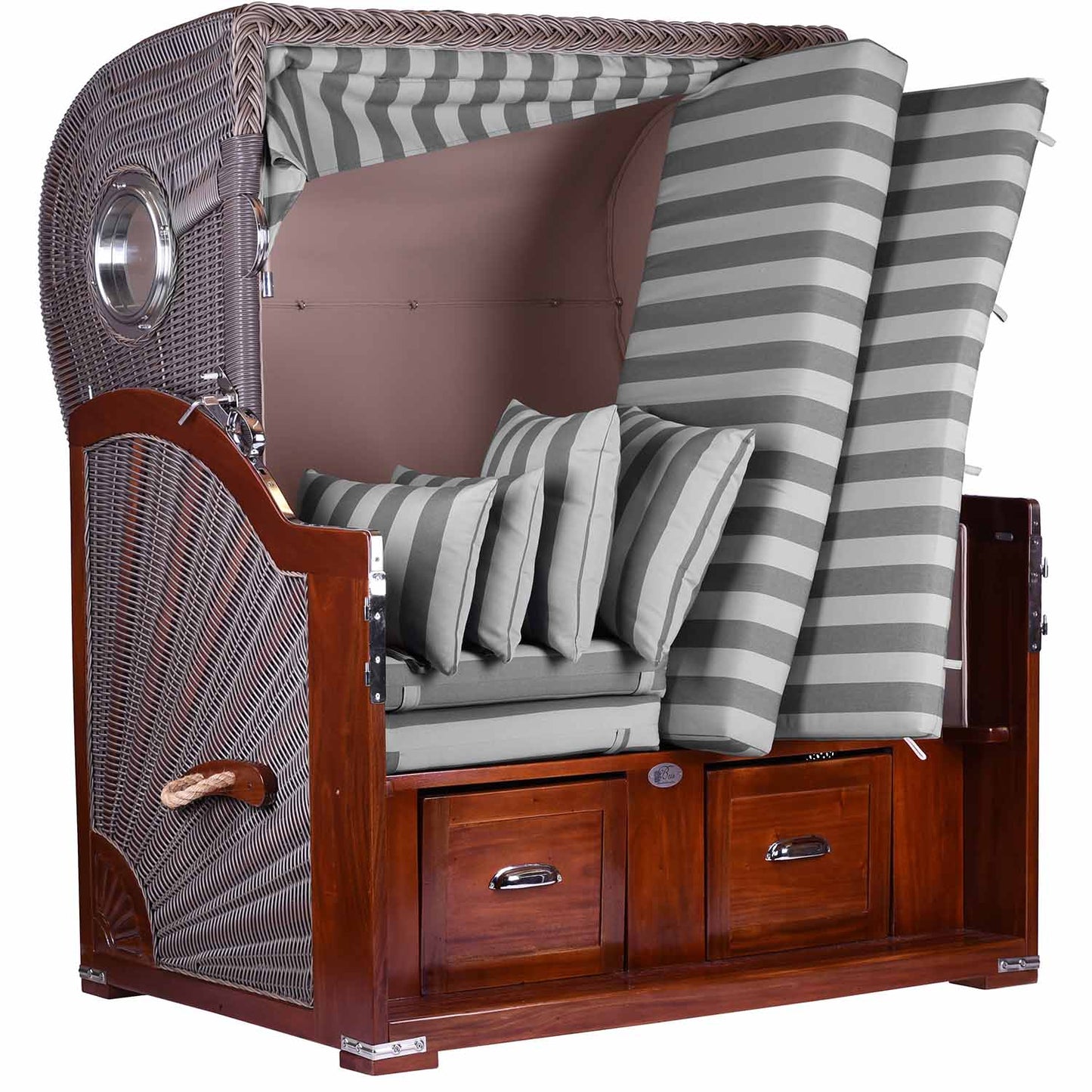 Komplett erbjudande strandstol Baltic comfort 2,5-sits hyttventilstyg Royal Maritim