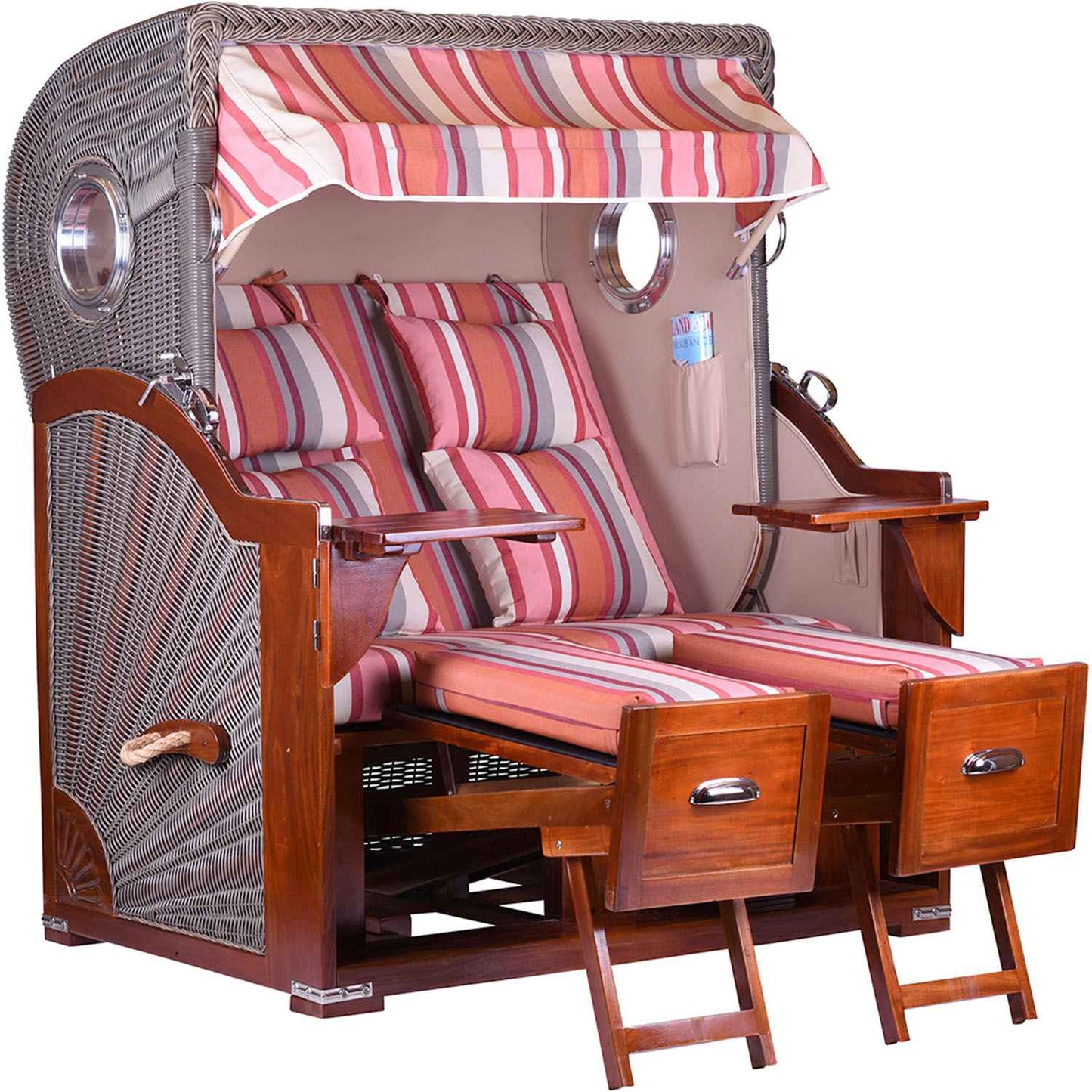 Solstol Baltic comfort 2,5-sits hyttventilstyg Grömitz