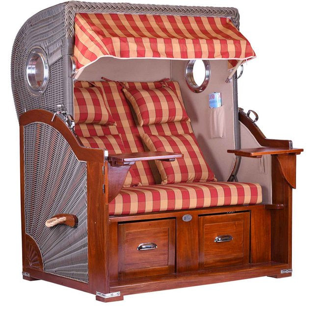 Solstol Baltic comfort 2,5-sits hyttventilstyg Heiligendamm