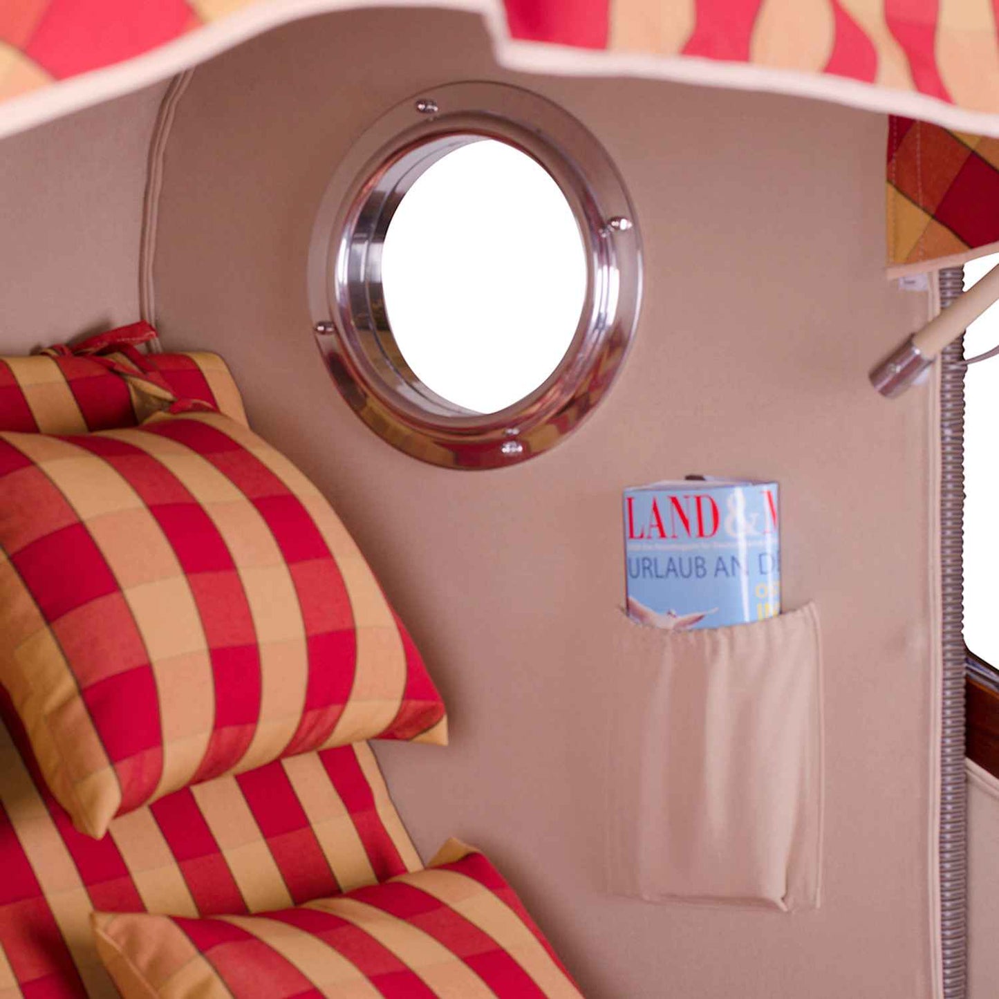 Komplett erbjudande strandstol Baltic comfort 2,5-sits hyttventilstyg Heiligendamm