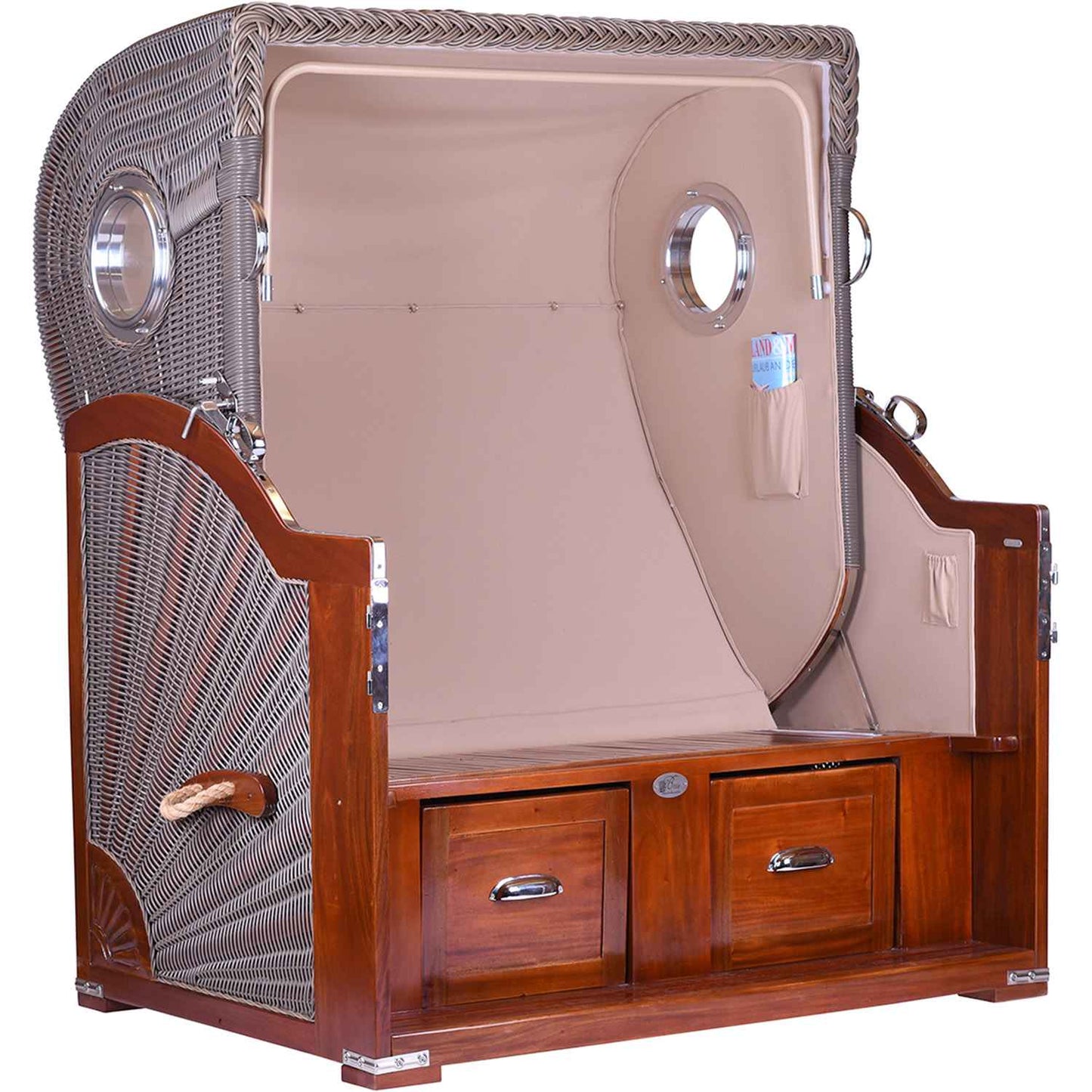 Komplett erbjudande strandstol Baltic comfort 2,5-sits hyttventilstyg Royal Maritim