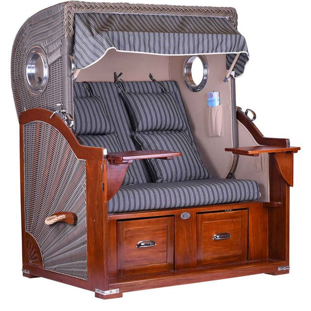 Solstol Baltic comfort 2,5-sits hyttventilstyg Royal antracit