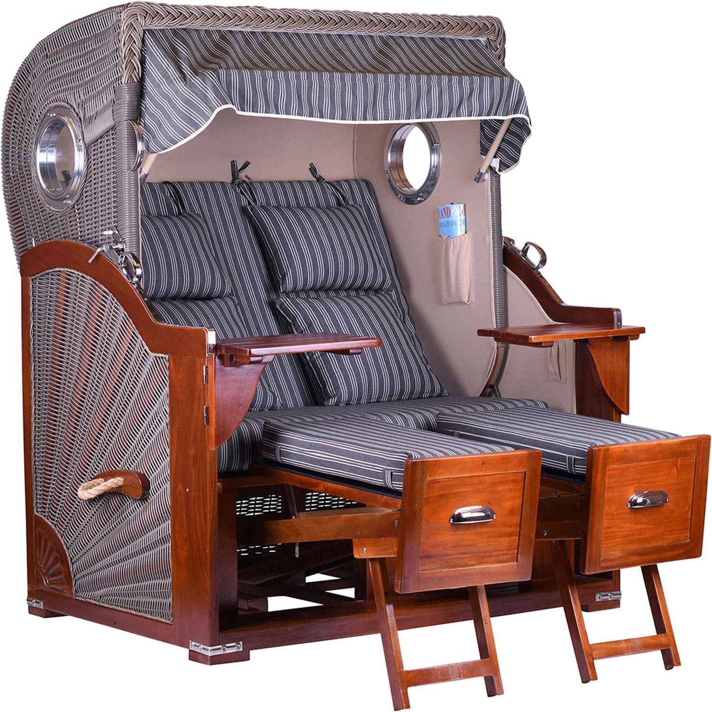 Solstol Baltic comfort 2,5-sits hyttventilstyg Royal antracit