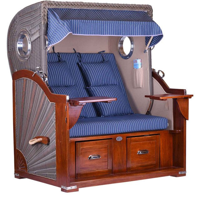 Komplett erbjudande strandstol Baltic comfort 2,5-sits hyttventilstyg Royal Maritim