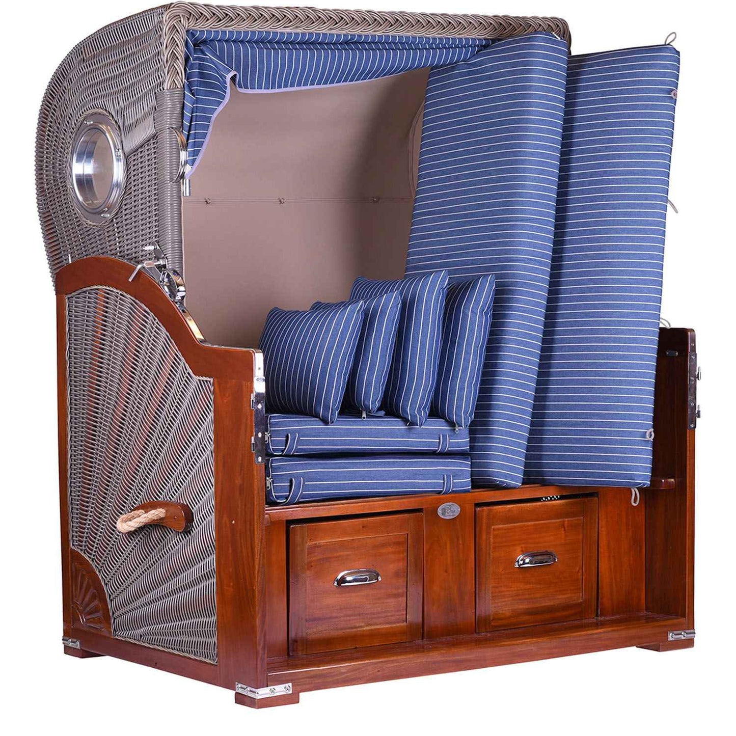 Komplett erbjudande strandstol Baltic comfort 2,5-sits hyttventilstyg Royal Maritim