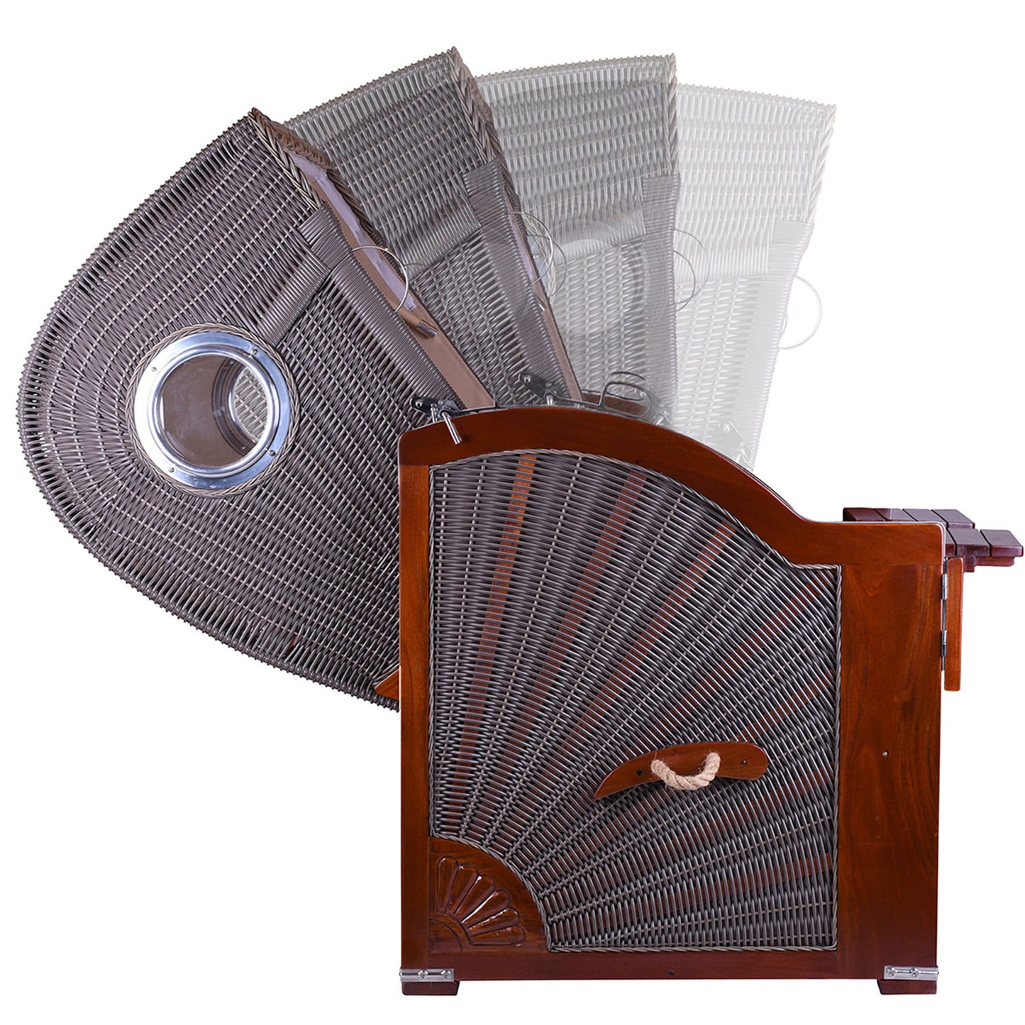 Komplett erbjudande strandstol Baltic comfort 2,5-sits hyttventilstyg Royal Maritim