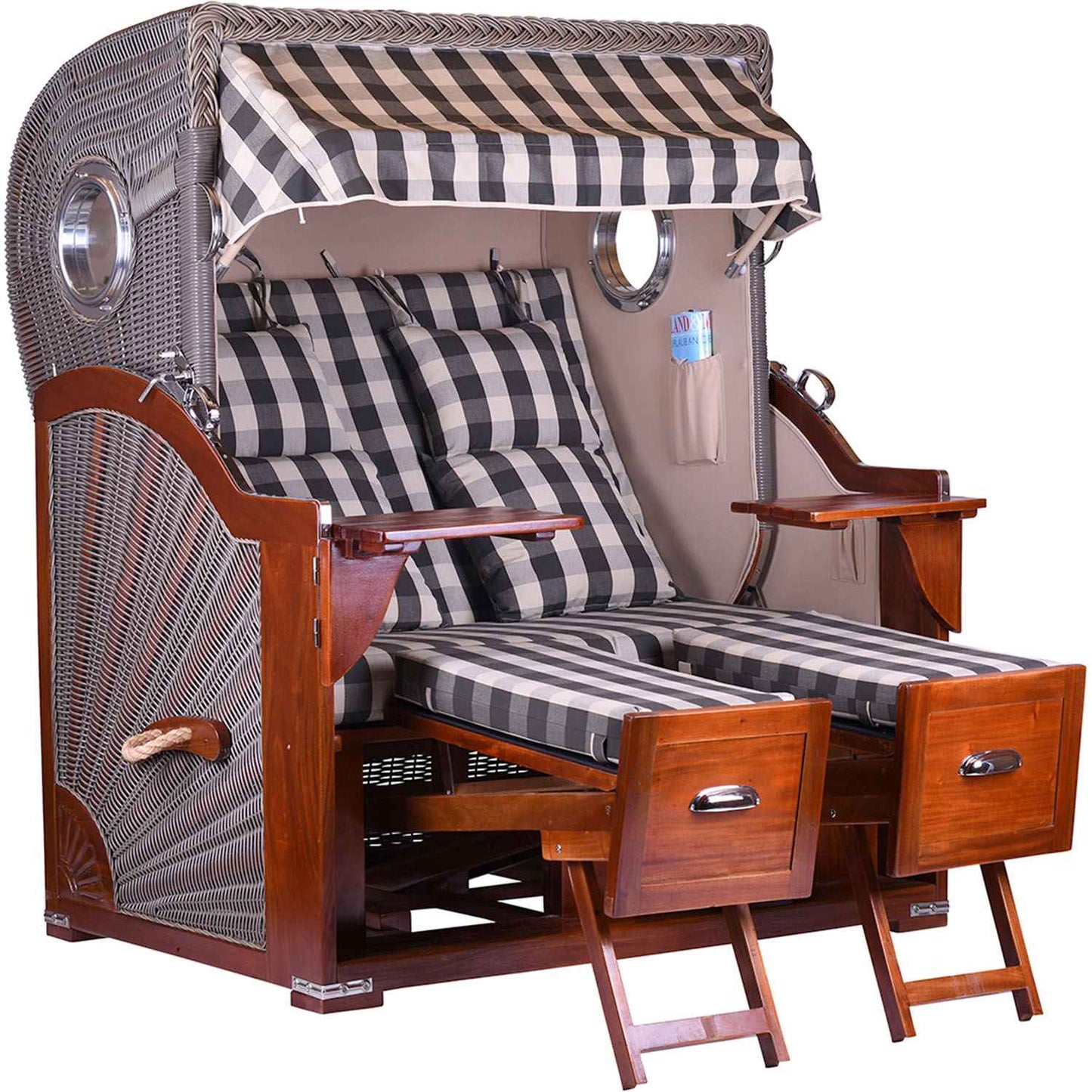 Solstol Baltic comfort 2,5-sits hyttventilstyg Sierksdorf