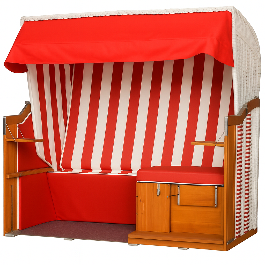 Barrierefreier Mehrgenerationen-Rollstuhl-Strandkorb