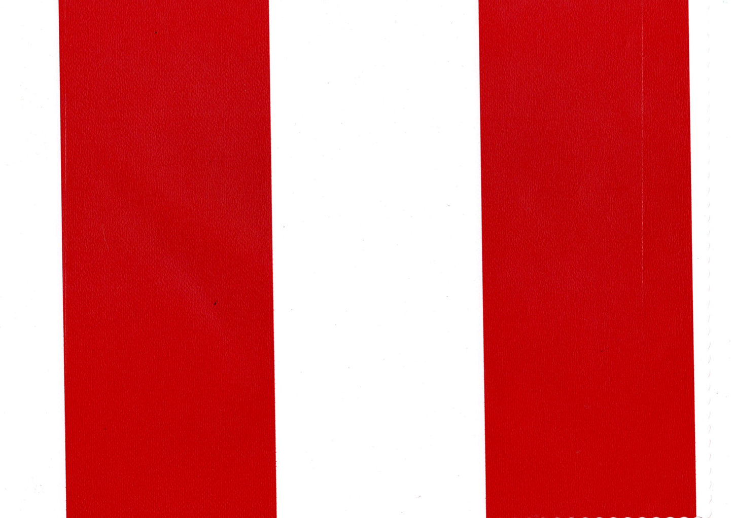 PVC Ersatzstoff Rot Weiß 1m x 1,3m Strandtauglich für raue Wetterbedingungen