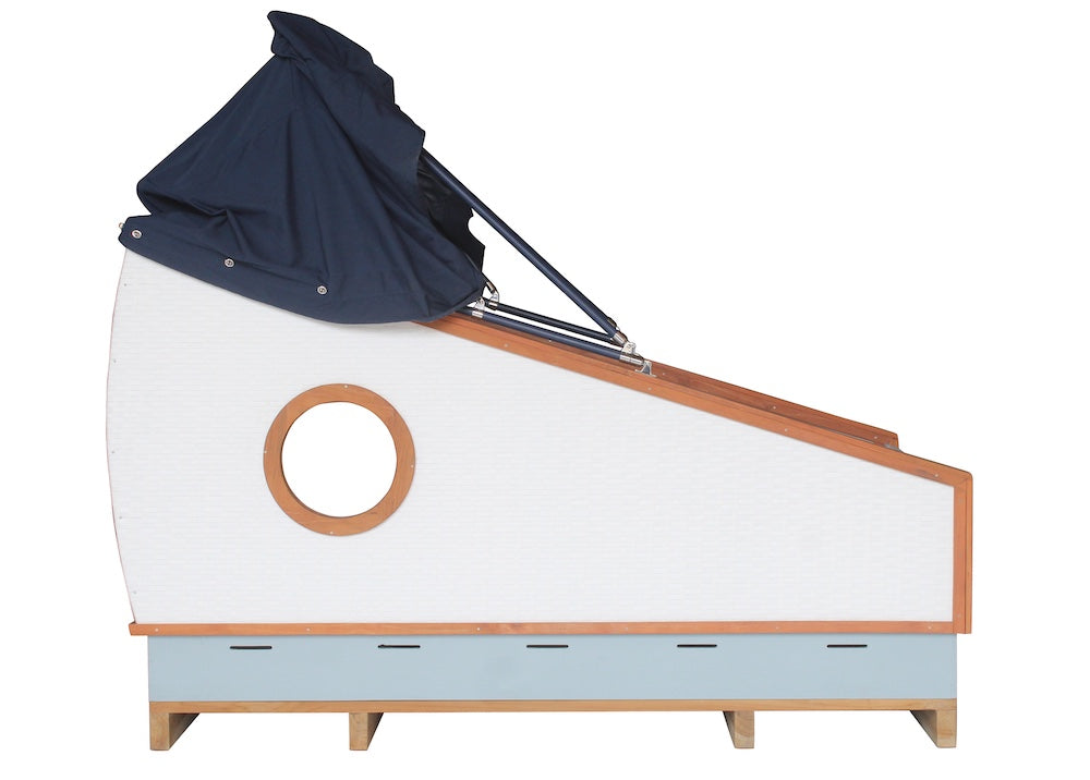 Schlafstrandkorb Modell Nautic – Für Hotel und Gewerbe